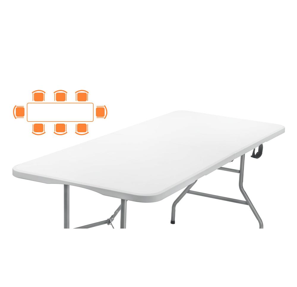 Amazon.com: SKOK 330lbs Folding Picnic Table 8 Foot, 8FT Long
